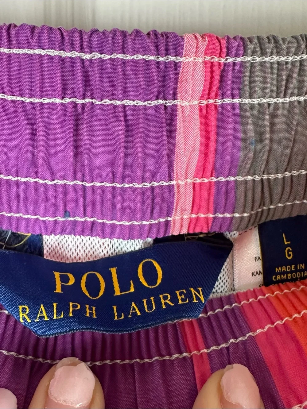 Polo Ralph Lauren Multicolor Plaid Swim Trunks